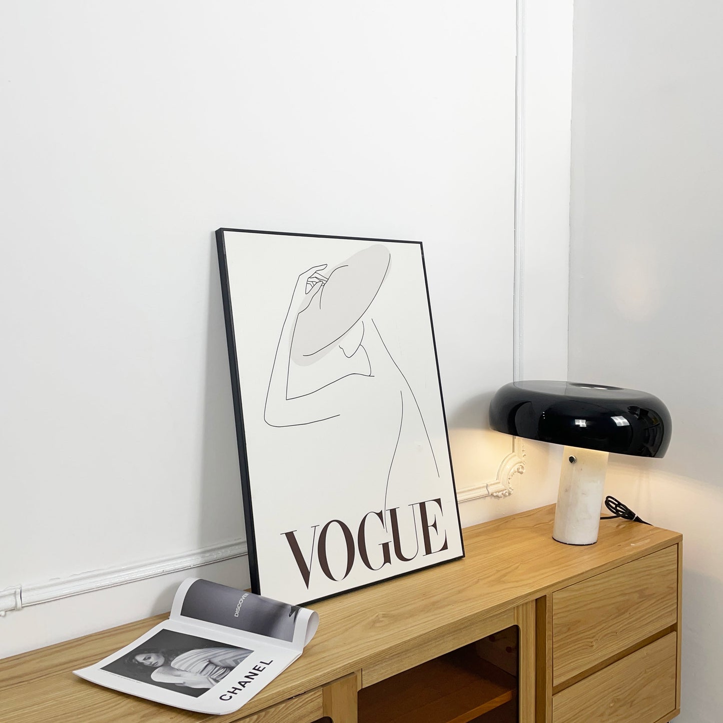 Kendrivol | Kuppelformet silhuet italiensk marmor accent bordlampe  