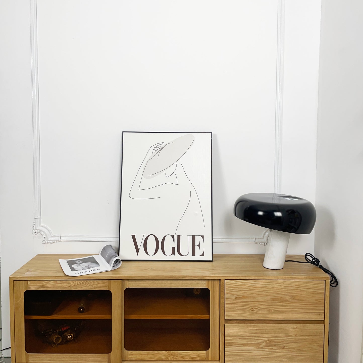 Kendrivol | Kuppelformet silhuet italiensk marmor accent bordlampe  