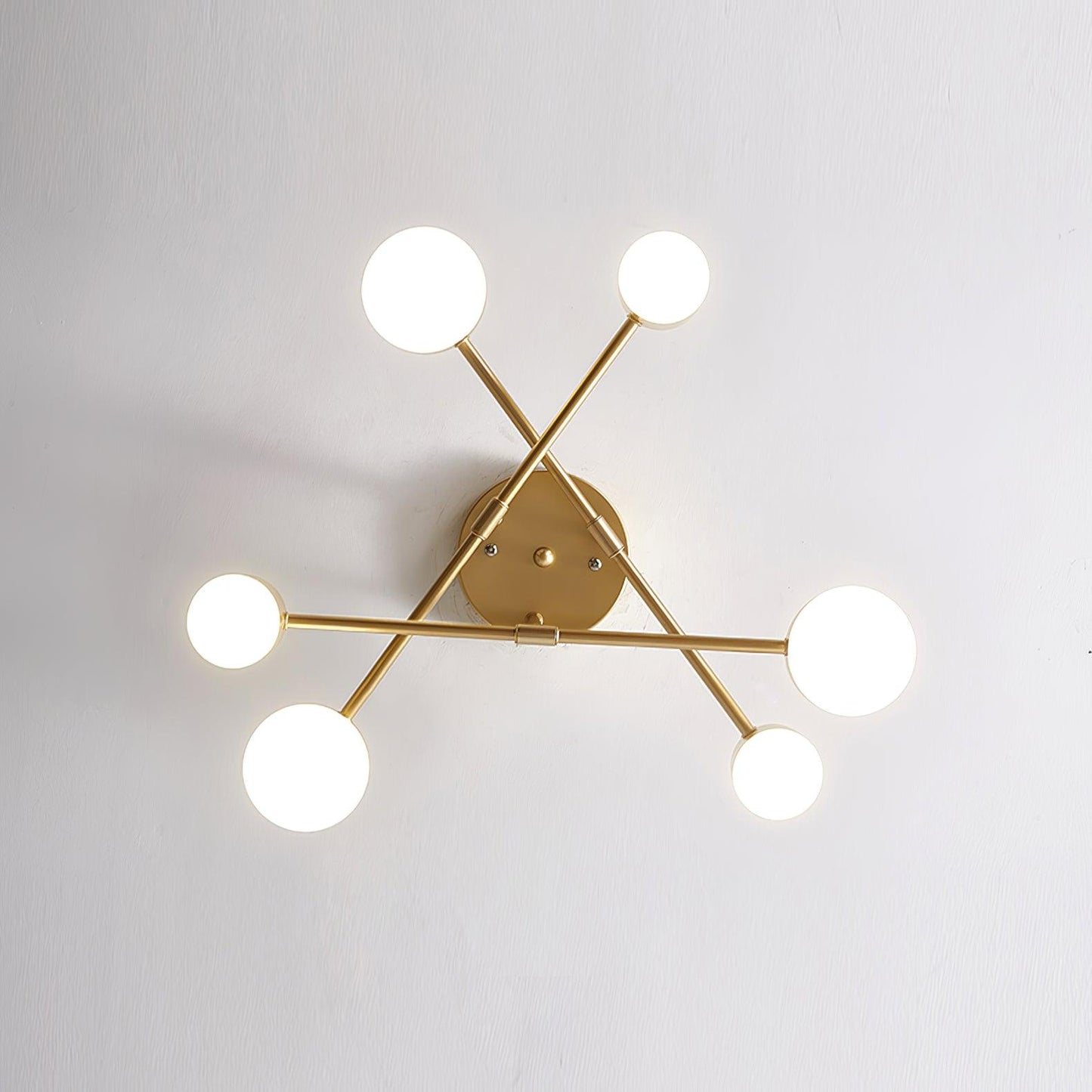 Lyrixen | Minimalistisk akryl geometrisk Sputnik loftslampe