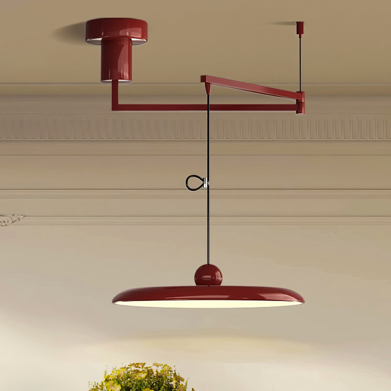 Aris | Morandi-inspireret justerbar svingarm pendellampe