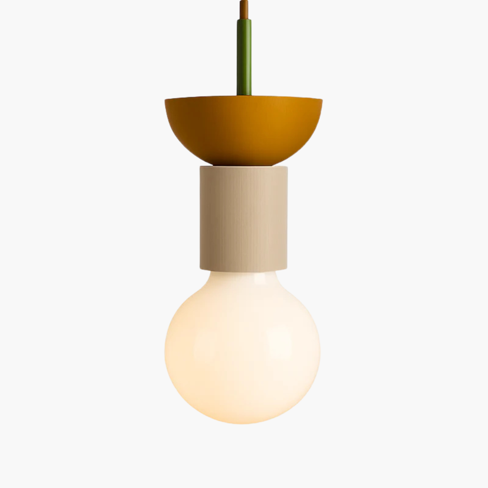 Venrione | Nordisk minimalistisk træ metal pendel loftlampe armatur