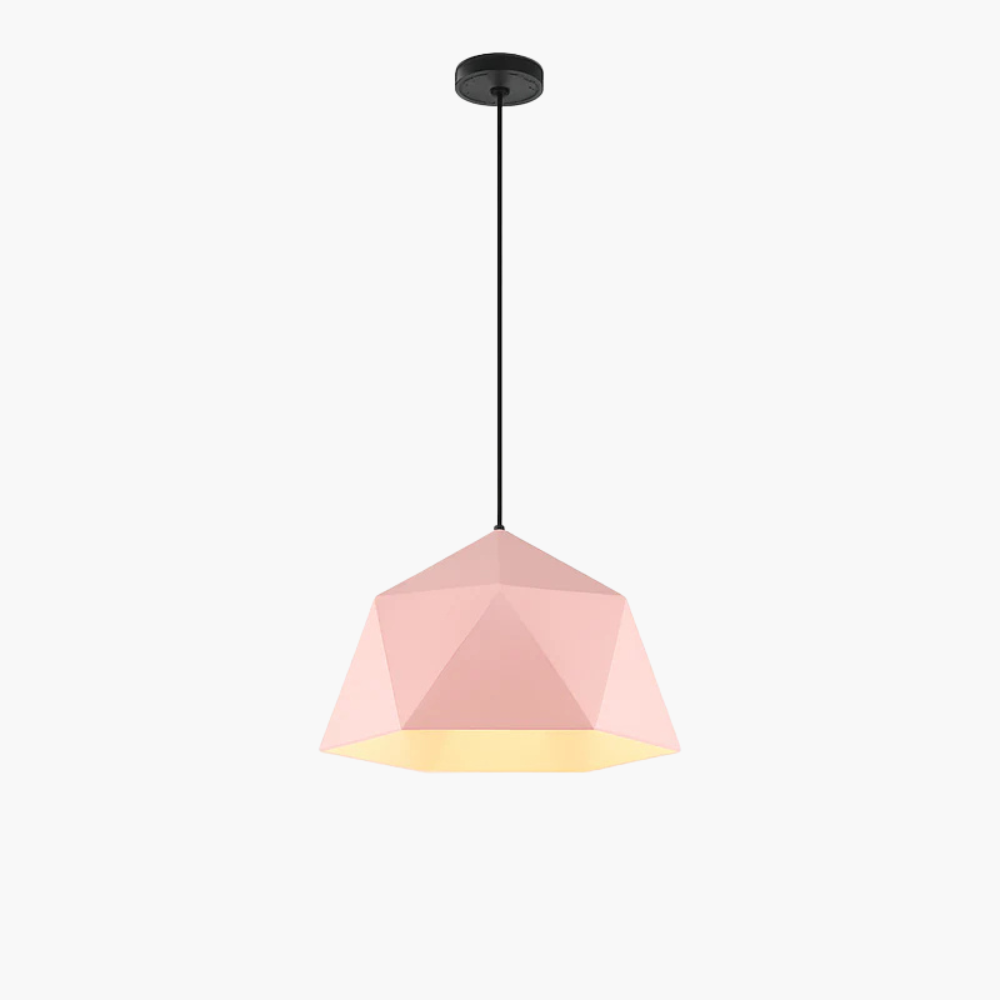 Verovei | Moderne geometrisk diamantbur metal pendellampe