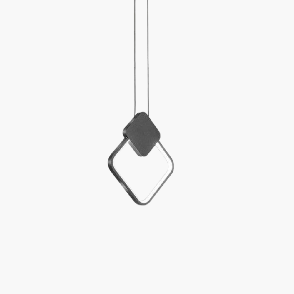 Veyndara | Lineær geometrisk metalramme pendellampe