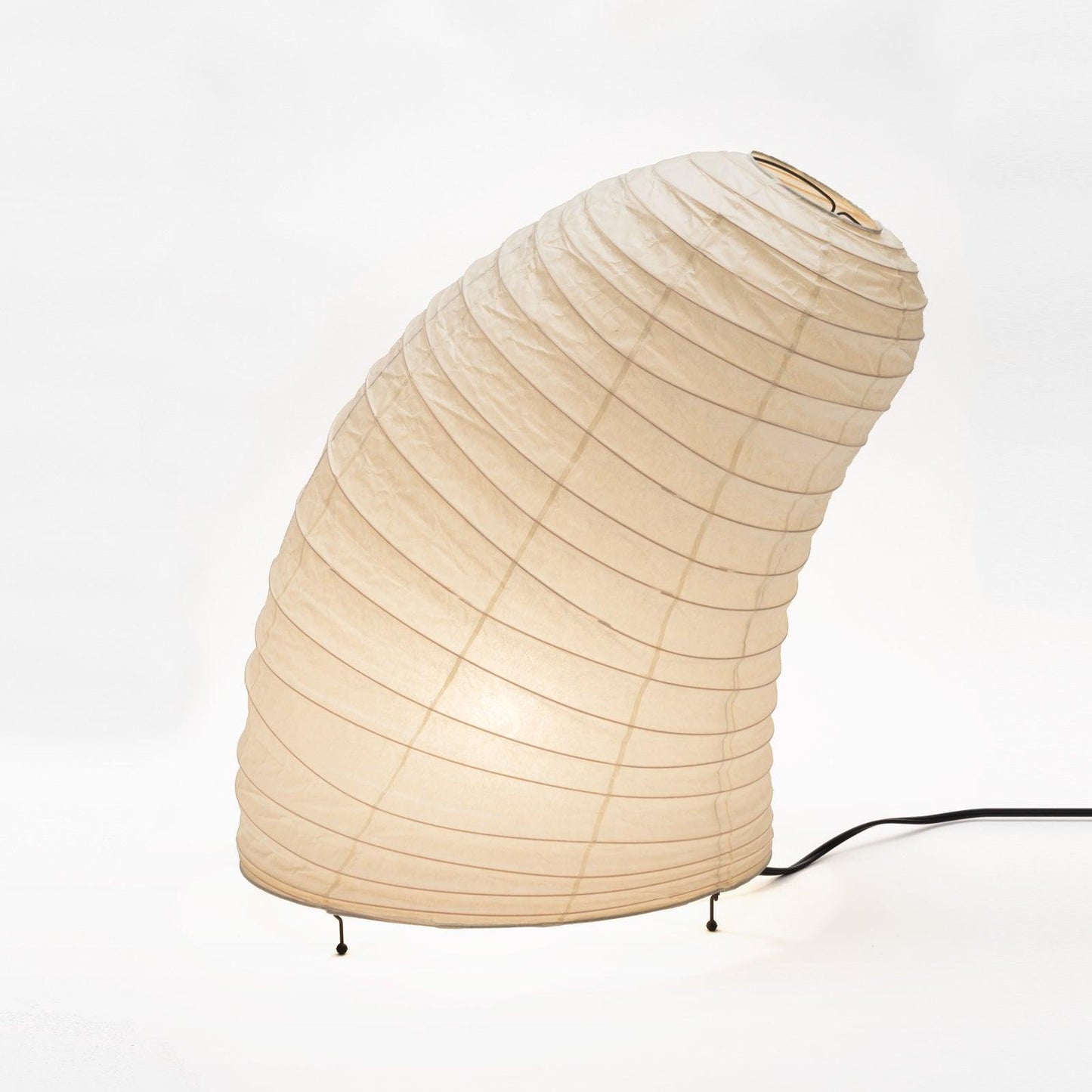 Kryntaleo | Japansk Ribbede Bambus Silhuet Oriental Accent Bordlampe