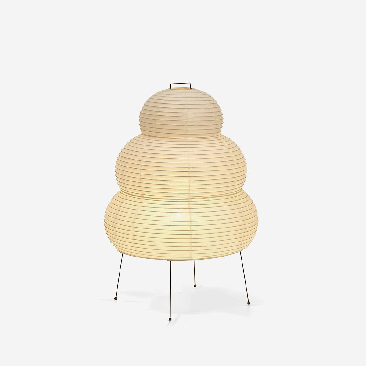 Kryntaleo | Japansk Ribbede Bambus Silhuet Oriental Accent Bordlampe