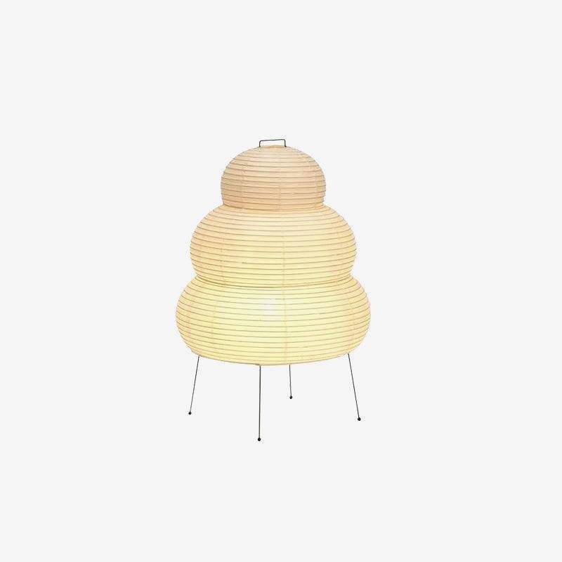 Kryntaleo | Japansk Ribbede Bambus Silhuet Oriental Accent Bordlampe