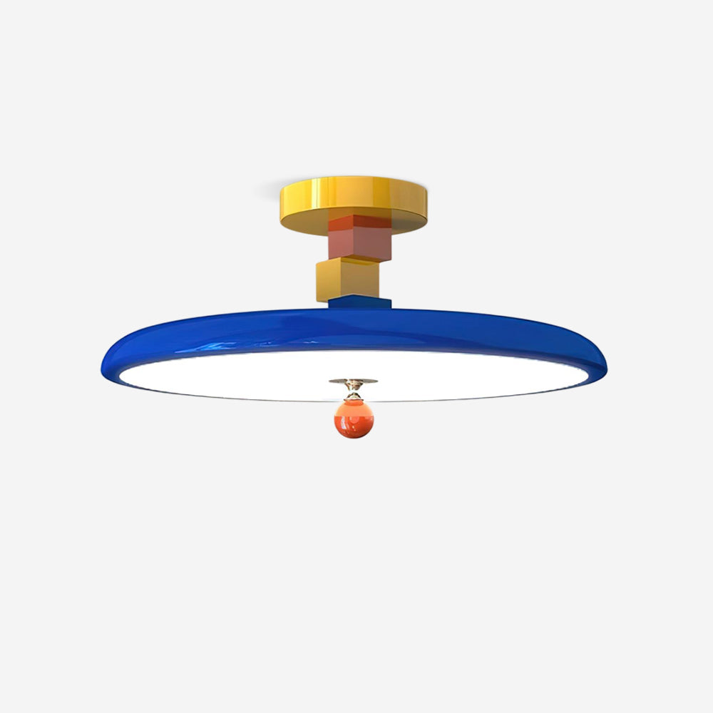 Luvara | Legesyg geometrisk halo akryl indbygget loftslampe