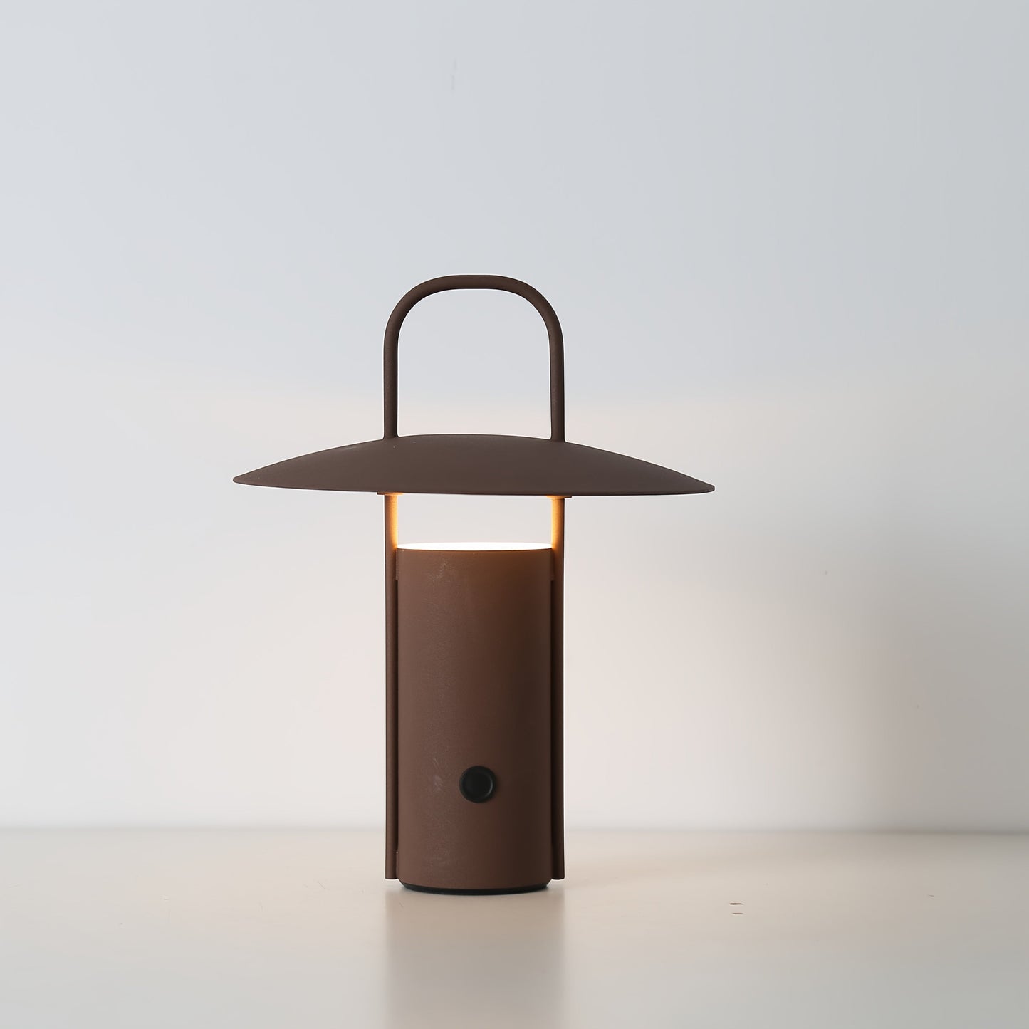 Minimalistisk kuppel metal genopladelig touch-kontrol bordlampe