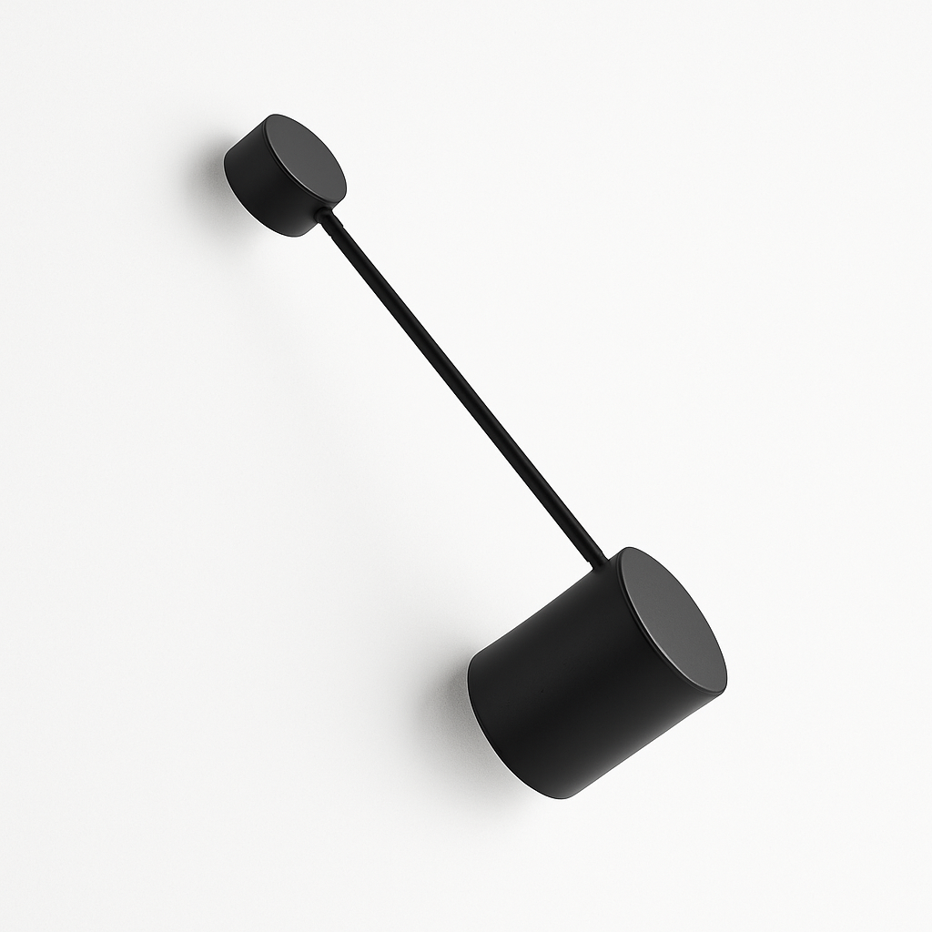 Varinthe | Minimalistisk kunstnerisk prikmetal væglampe