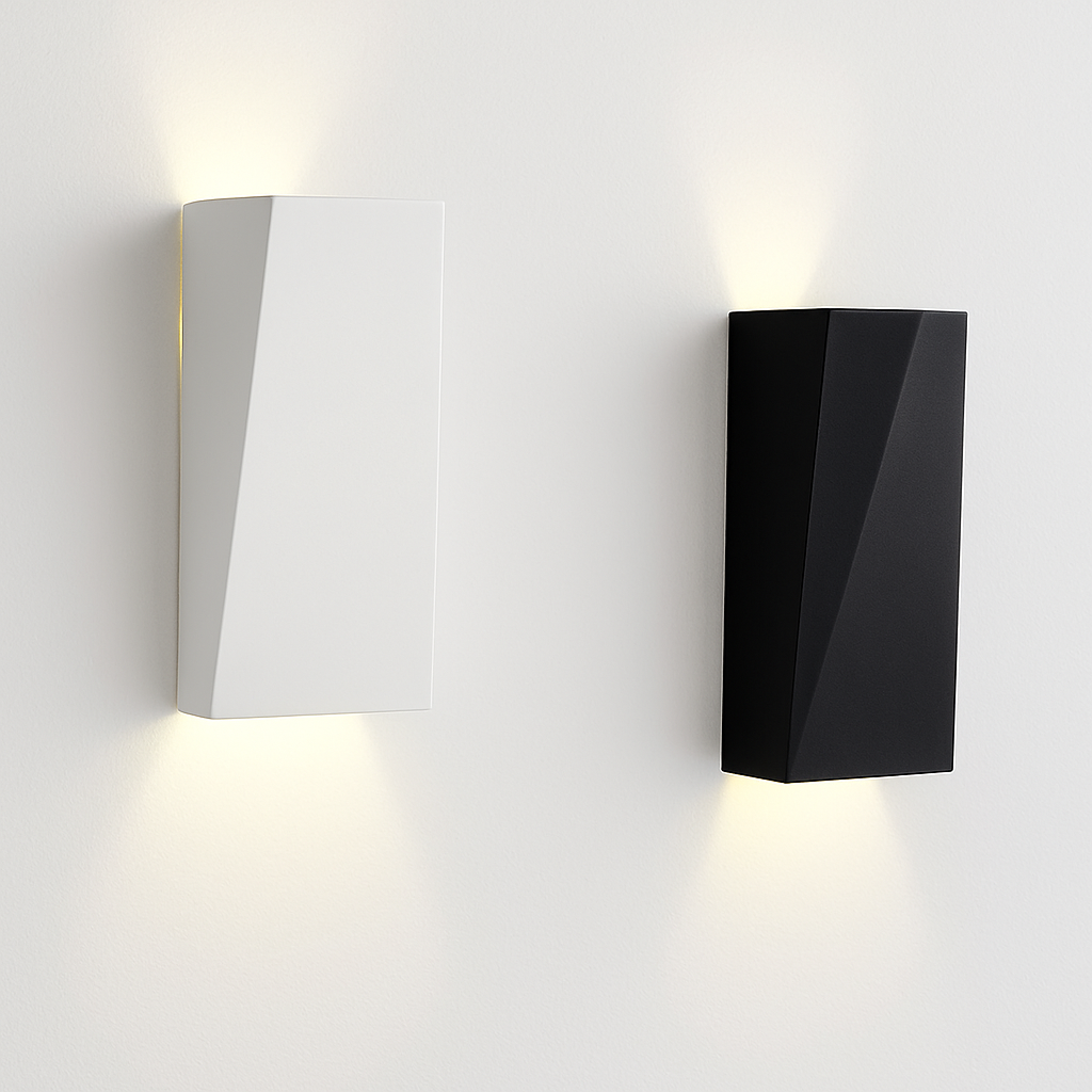 Virello | Moderne kubisk asymmetrisk væglampe