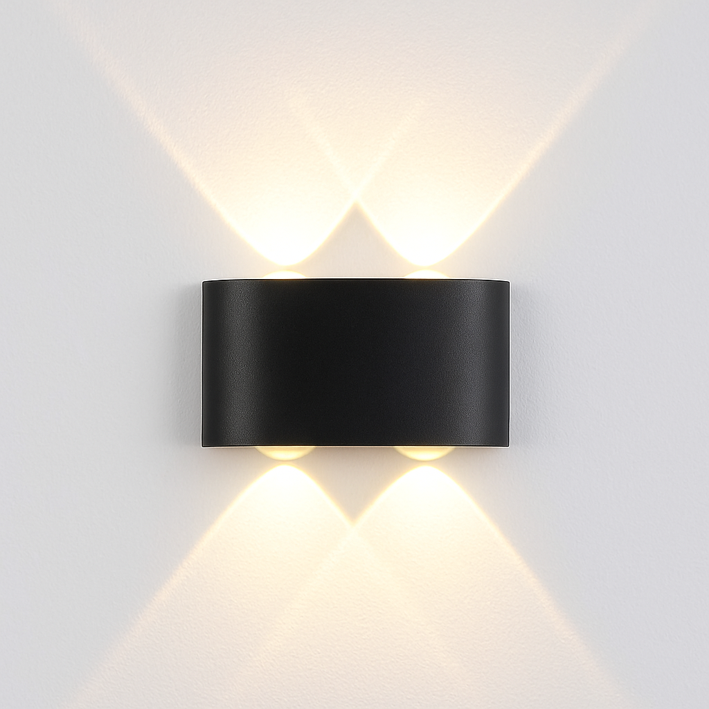 Velendra | Minimalistisk metal geometrisk væglampe