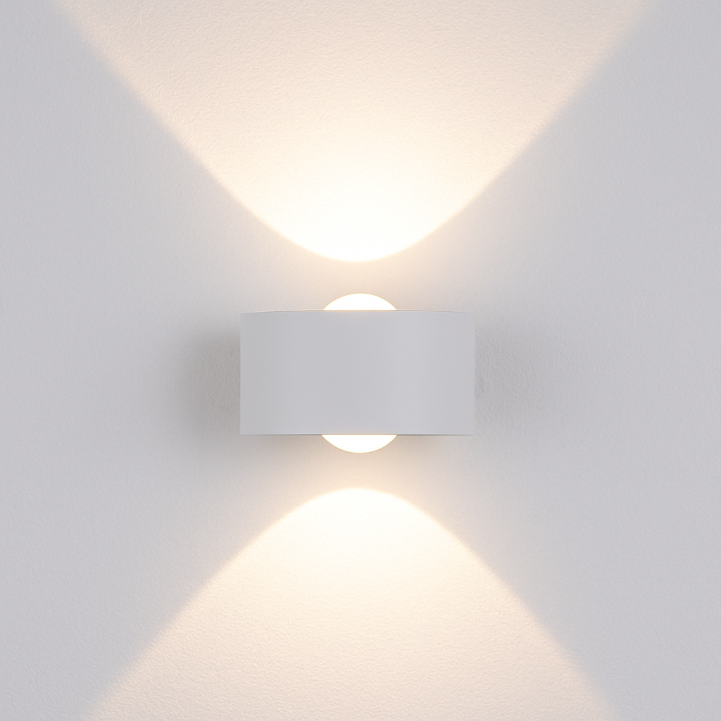 Velendra | Minimalistisk metal geometrisk væglampe
