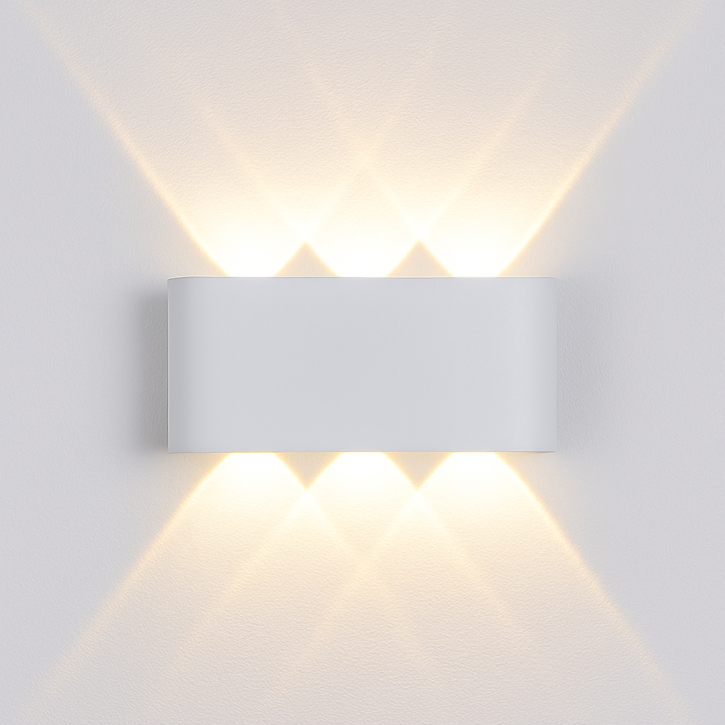 Velendra | Minimalistisk metal geometrisk væglampe