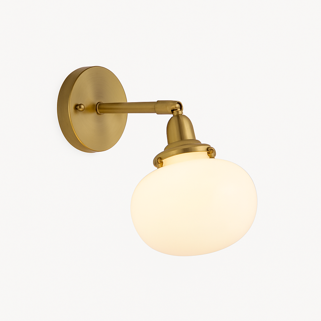Zyrandis | Moderne metal arm glas skærm væglampe armatur