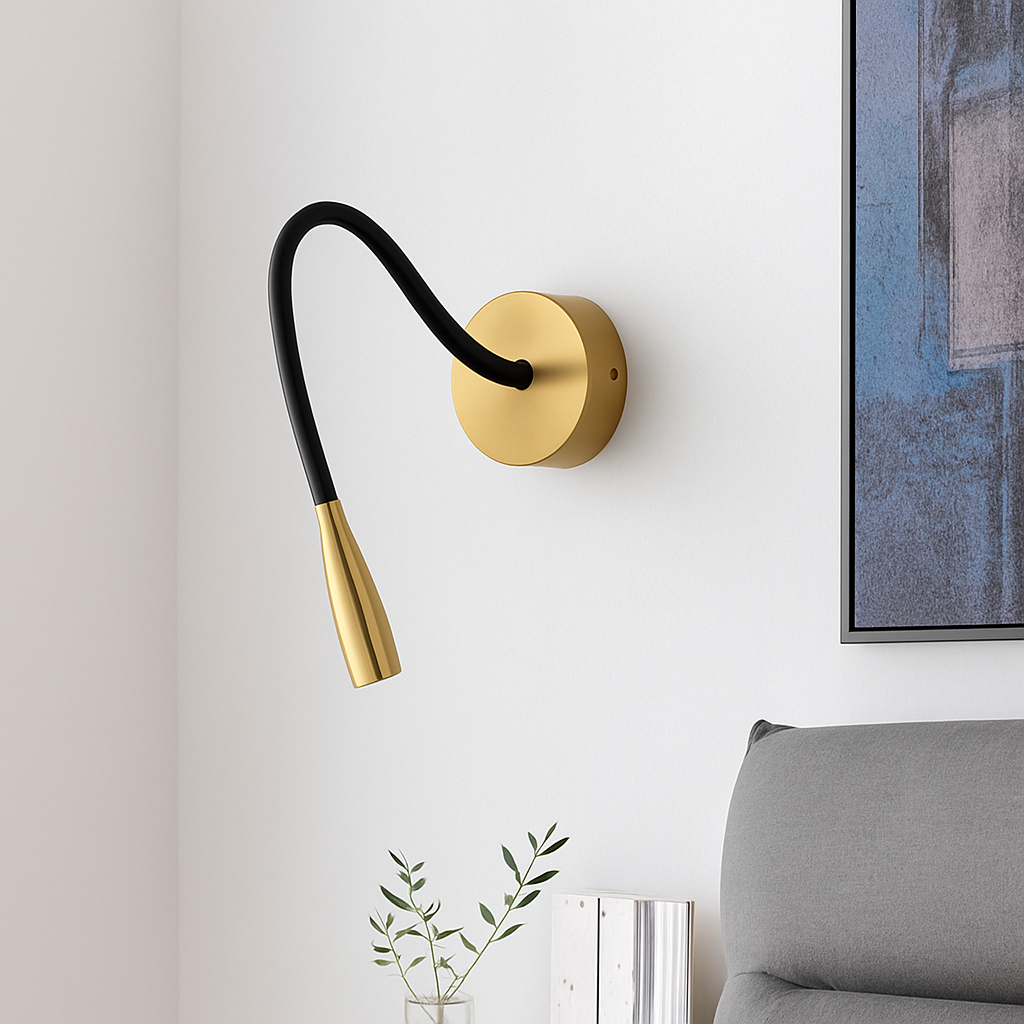 Velvoryn | Minimalistisk justerbar stang moderne væglampe