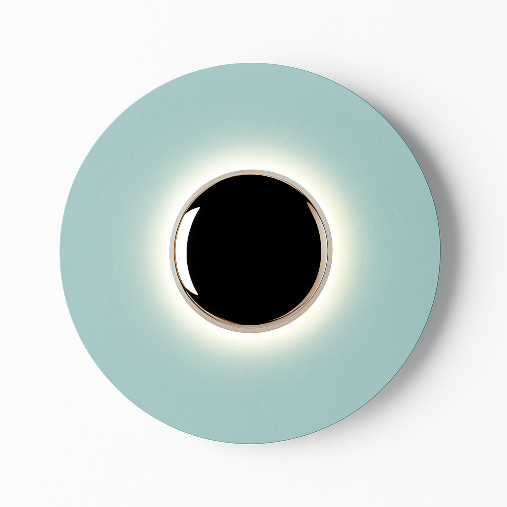 Verloni | Minimalistisk disk metal dekorativ design væglampe