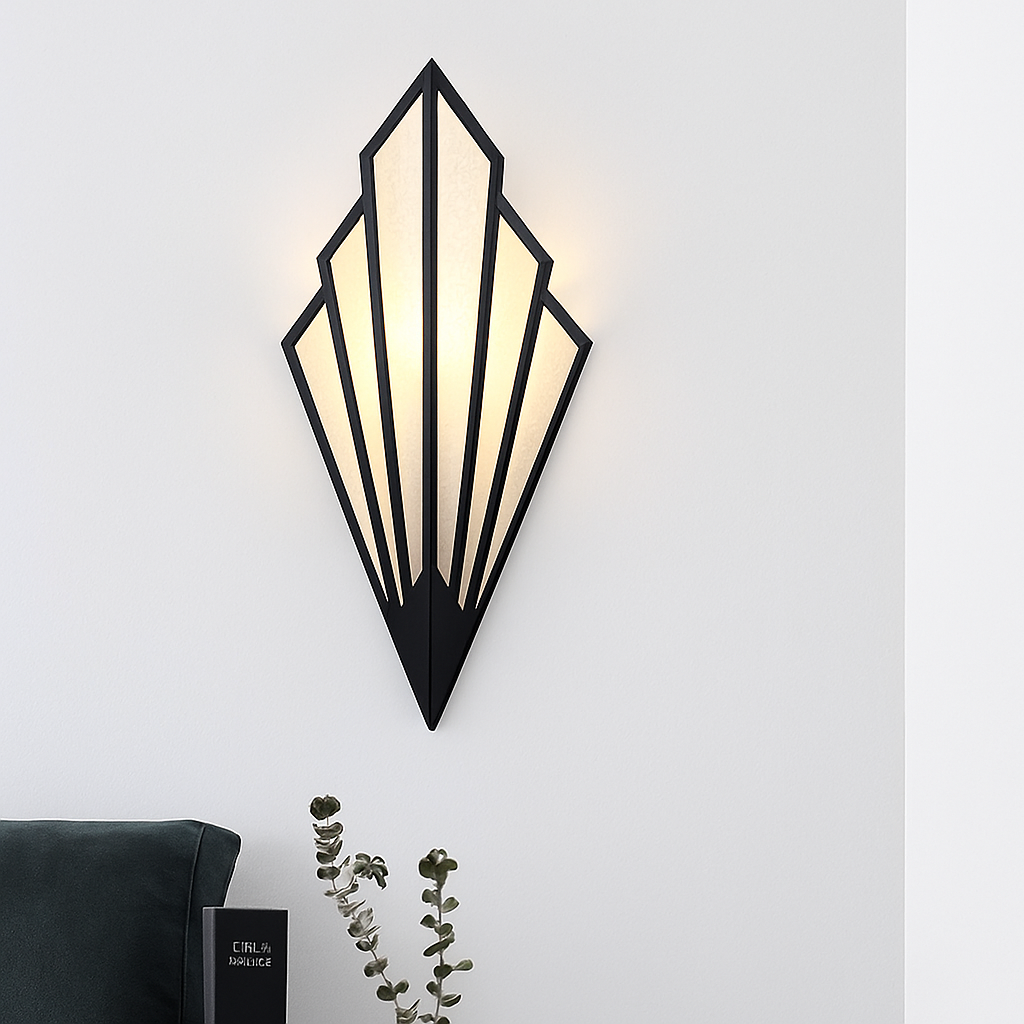Veltrium | Moderne geometrisk trekantet LED metal væglampe