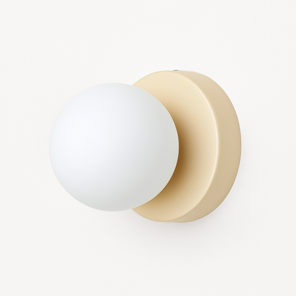 Velistra | Moderne macaron disk glas mini dekorativ væglampe