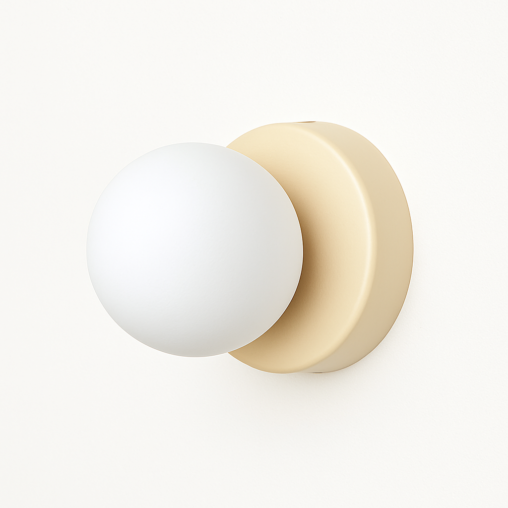 Velistra | Moderne macaron disk glas mini dekorativ væglampe