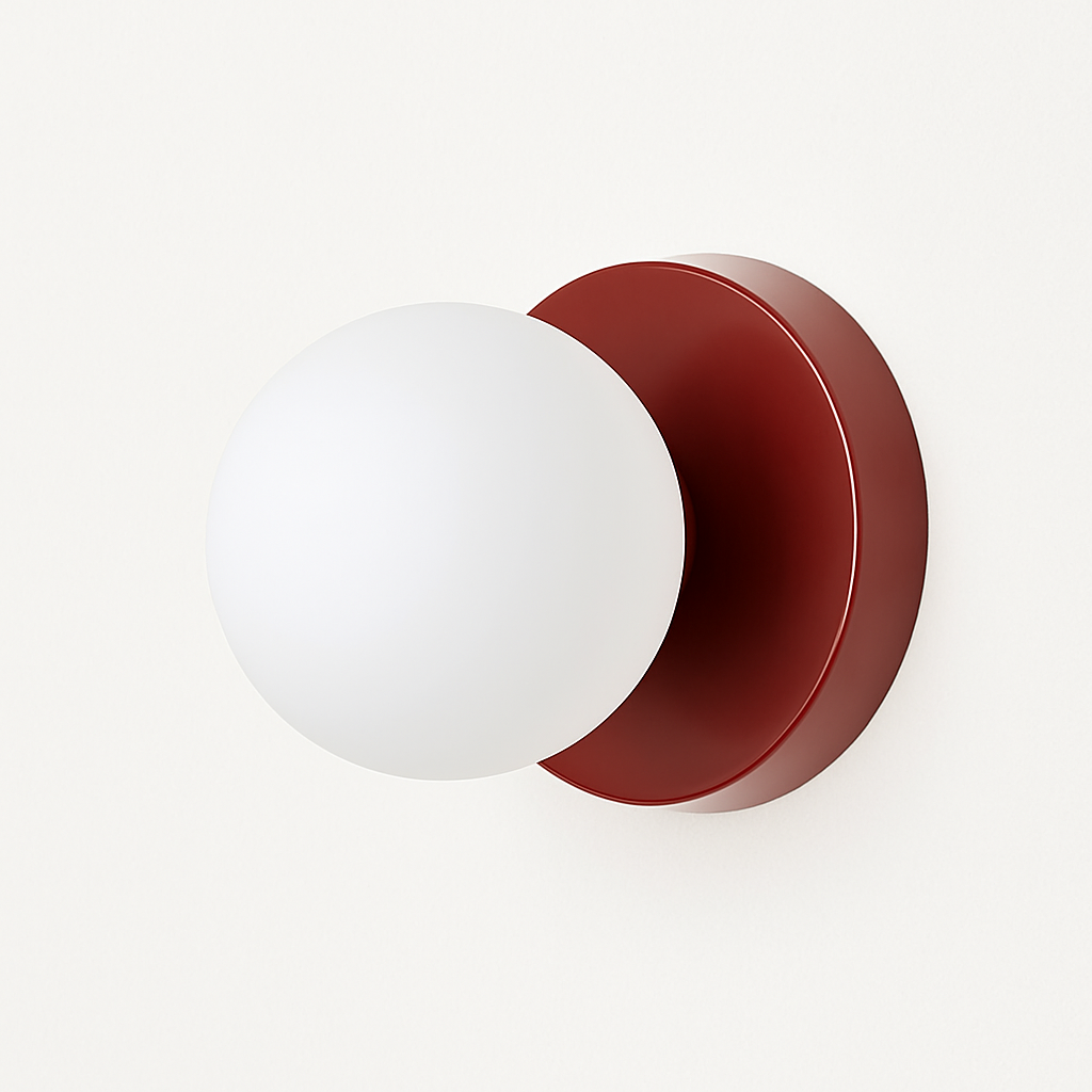 Velistra | Moderne macaron disk glas mini dekorativ væglampe