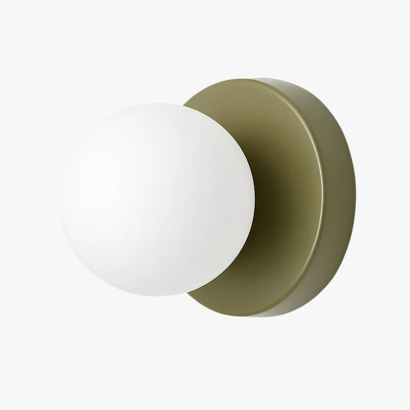 Velistra | Moderne macaron disk glas mini dekorativ væglampe