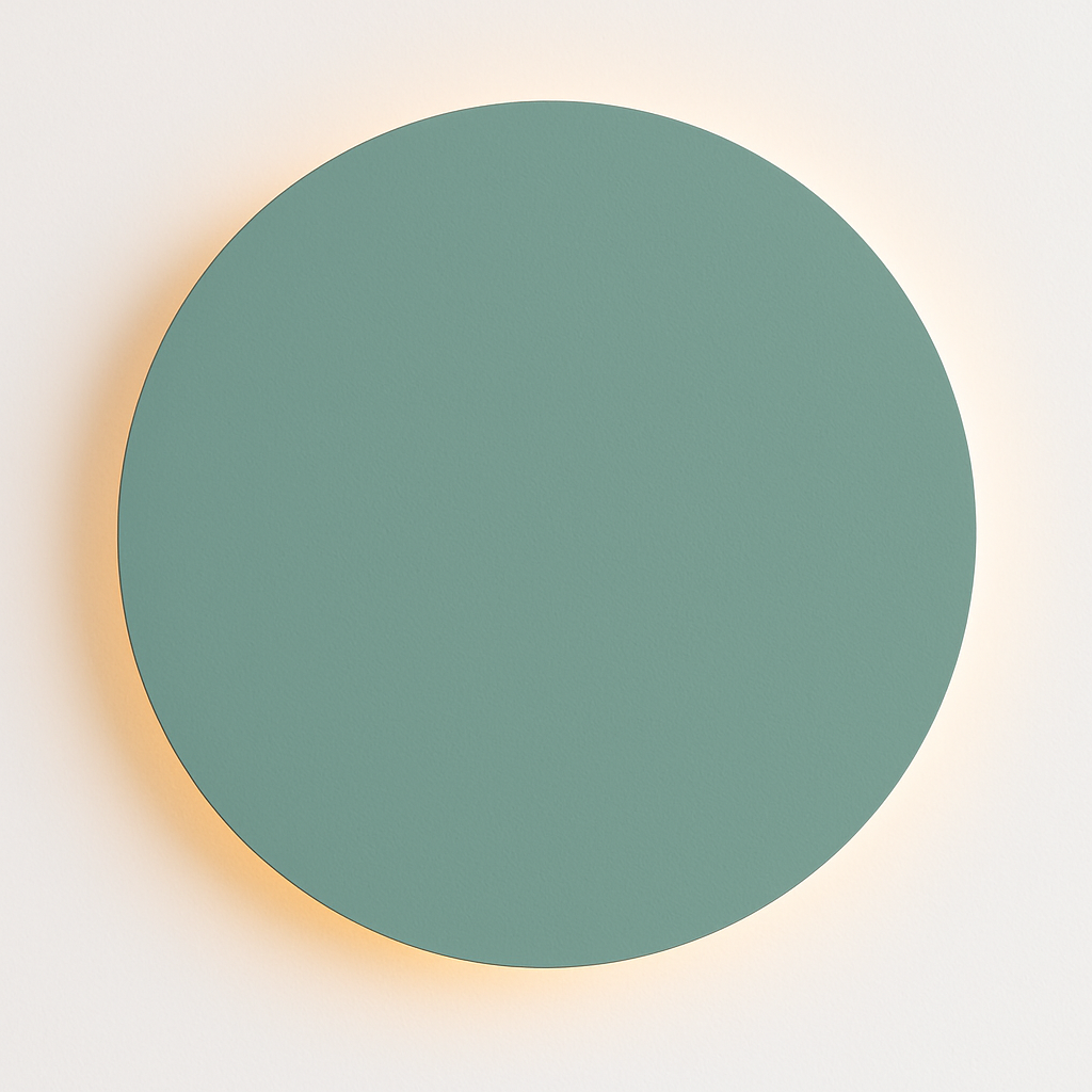 Belquise | Disk silhuet abstrakt moderne accent væglampe