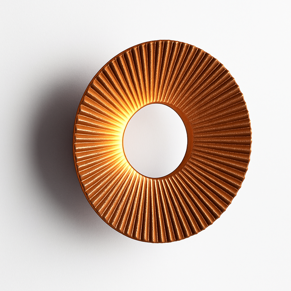 Wirello | Moderne solstråle skulptur metal væglampe lampe