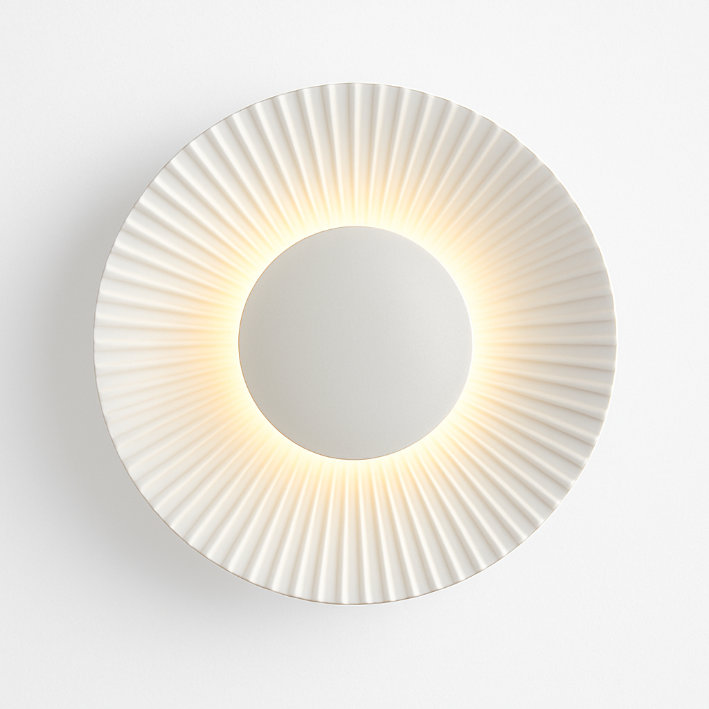 Wirello | Moderne solstråle skulptur metal væglampe lampe