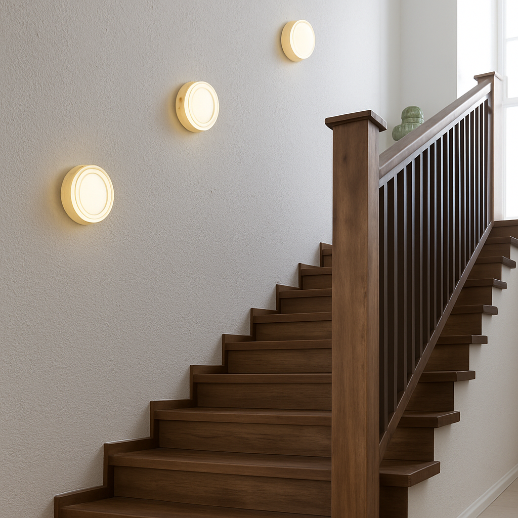 Velisyn | Moderne rund LED væglampe med matteret glas