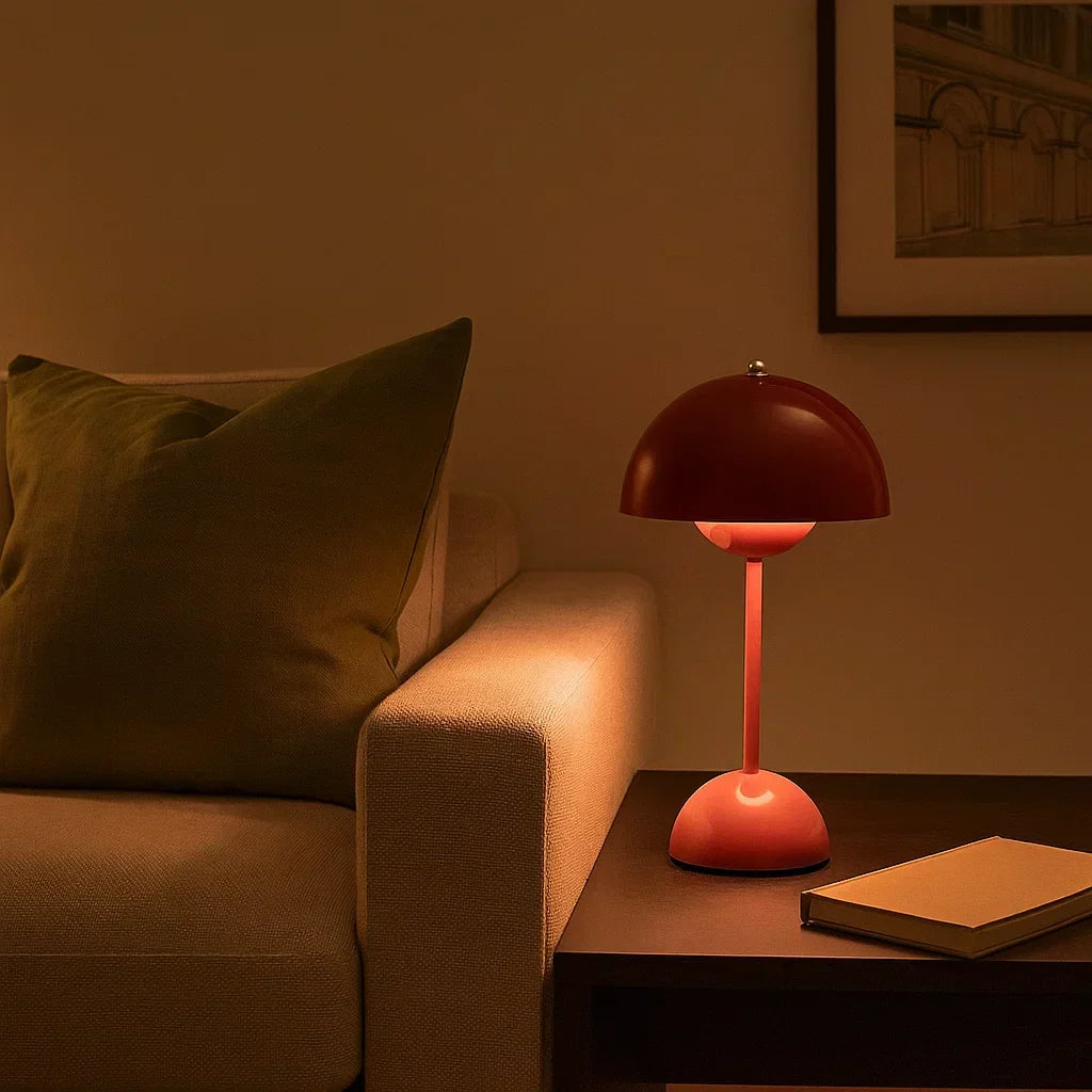 Slank minimalistisk skandinavisk touch-kontrol dæmpbar bordlampe