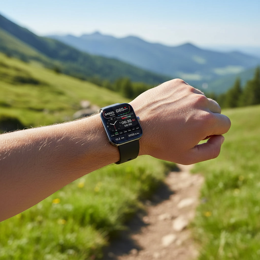 Slank sundhedsovervågning Bluetooth opkald fitness tracker smartwatch