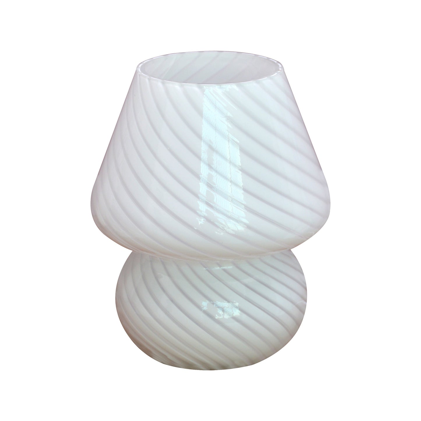 Snoet Kunstglas Svampe Dæmpbar Bordlampe