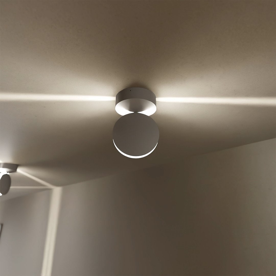 Justerbar minimalistisk mat finish loftlampearmatur indendørs spotlight