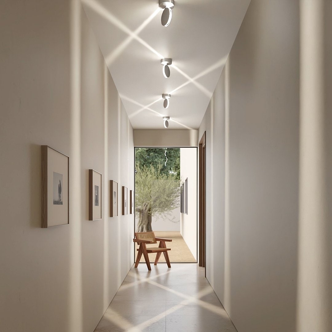 Justerbar minimalistisk mat finish loftlampearmatur indendørs spotlight
