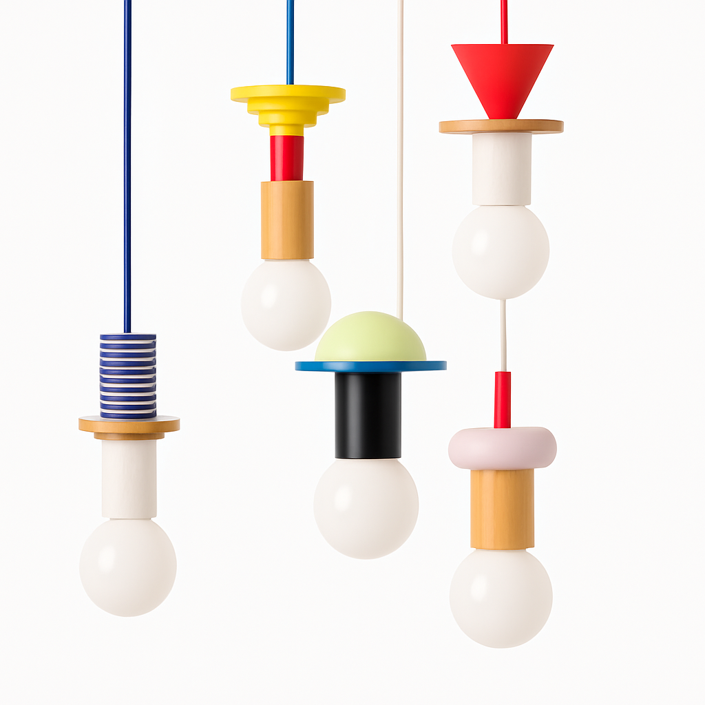 Venrione | Nordisk minimalistisk træ metal pendel loftlampe armatur
