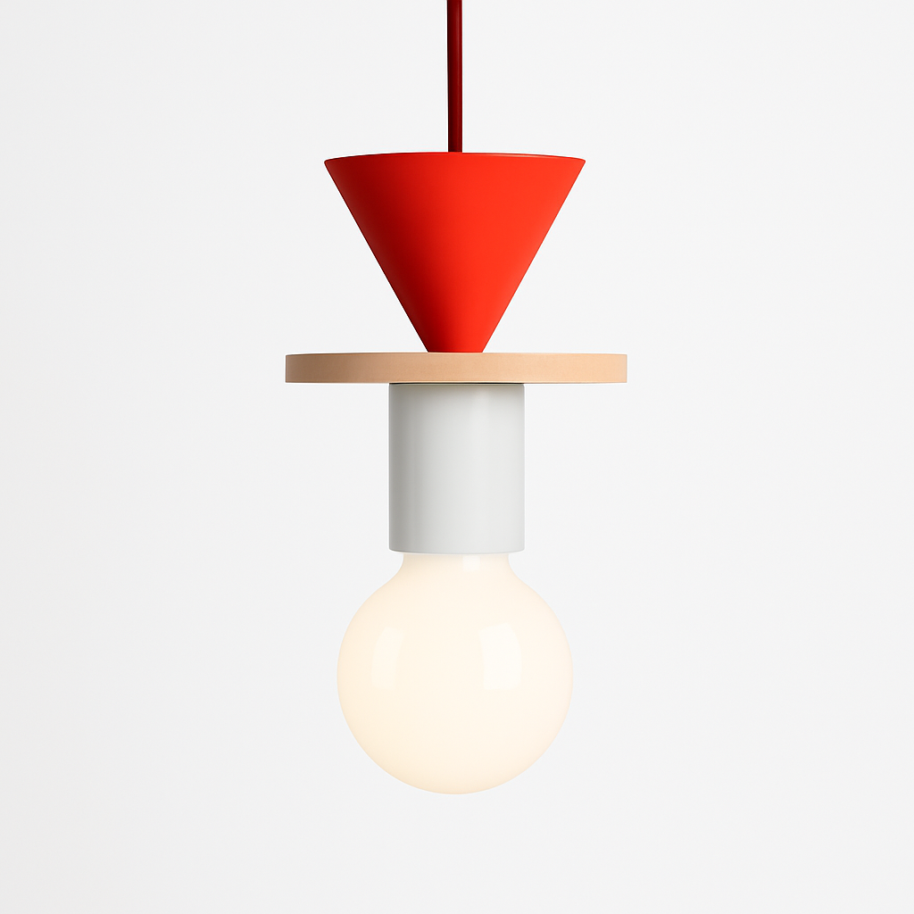 Venrione | Nordisk minimalistisk træ metal pendel loftlampe armatur