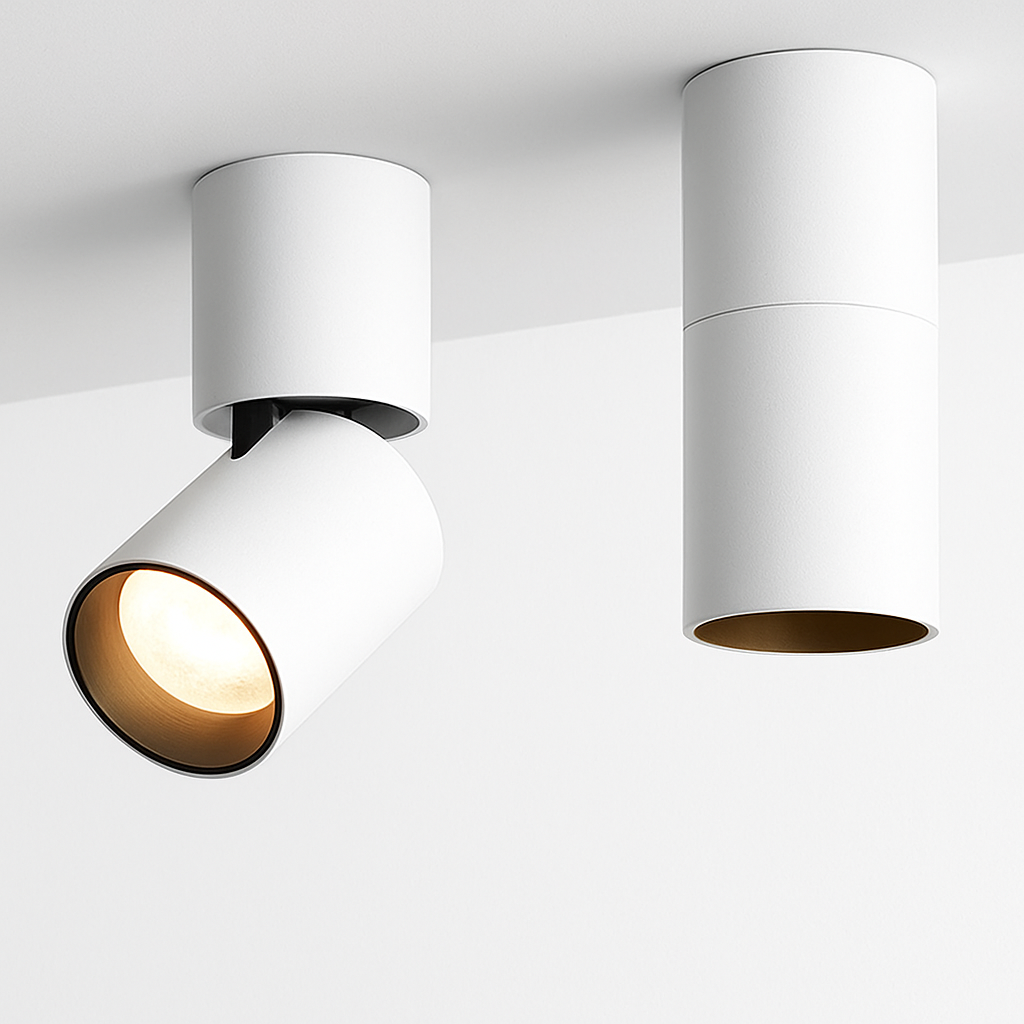 Varenty | Cylindrisk justerbar drejelig spotlight loftslampe