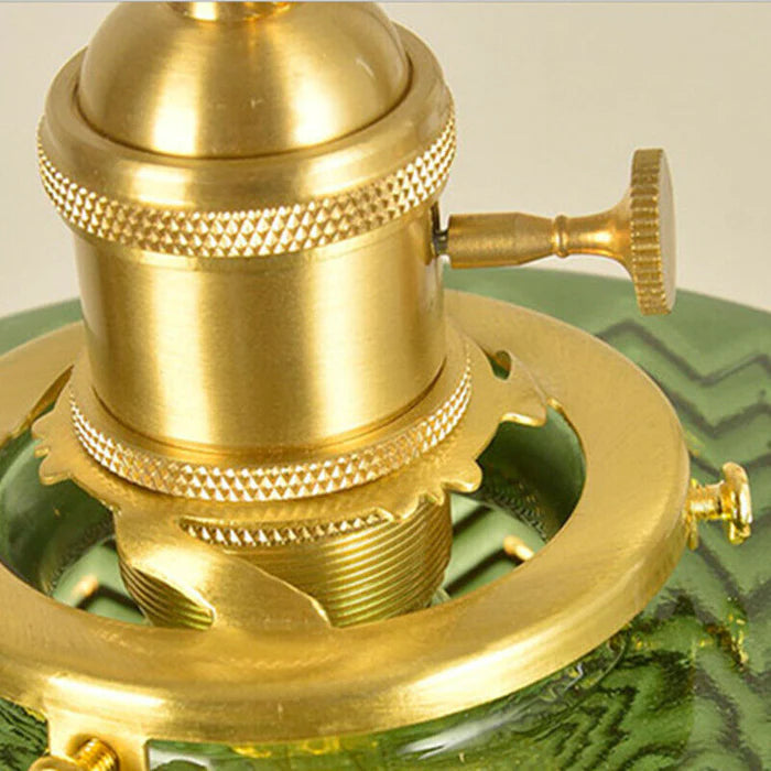 Viridis | Retro tekstureret glas cylinder pendellampe