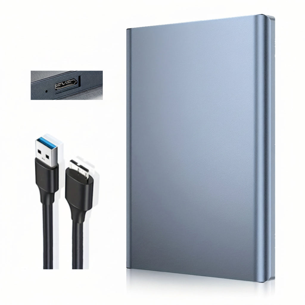Slank kompakt letvægts ekstern bærbar SSD harddisk  