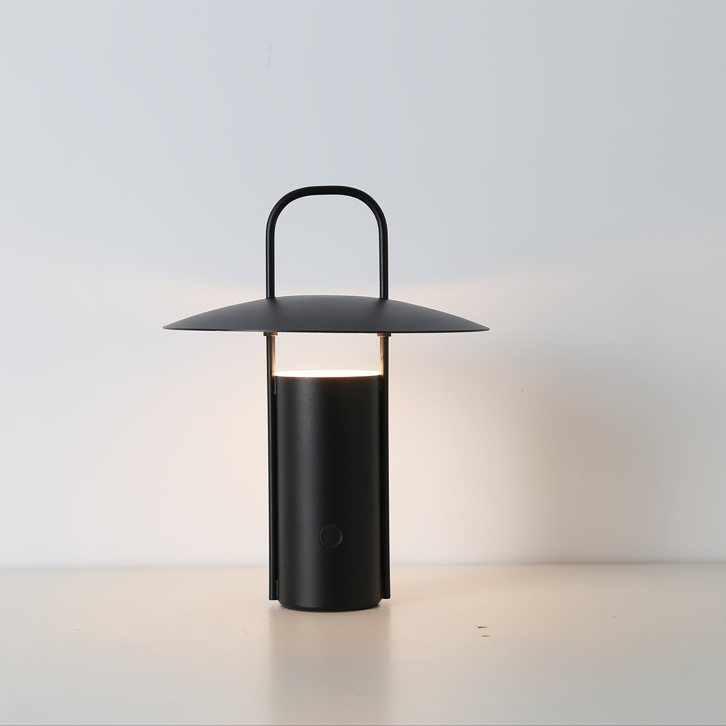 Minimalistisk kuppel metal genopladelig touch-kontrol bordlampe