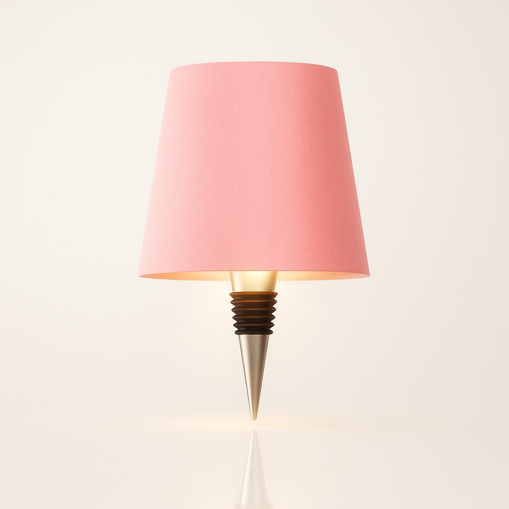 Trådløs flaskehætte genopladelig justerbar stemningsbordlampe