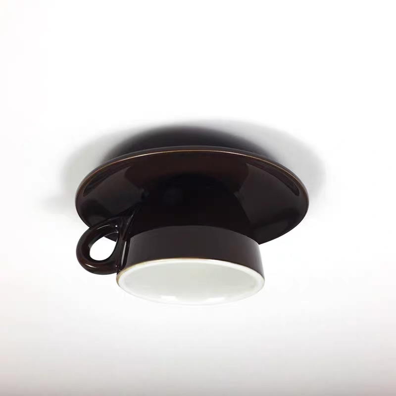 Valentina | Moderne keramisk kaffekop indbygget loftslampe