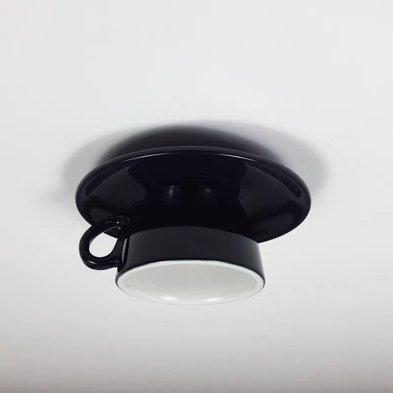 Valentina | Moderne keramisk kaffekop indbygget loftslampe