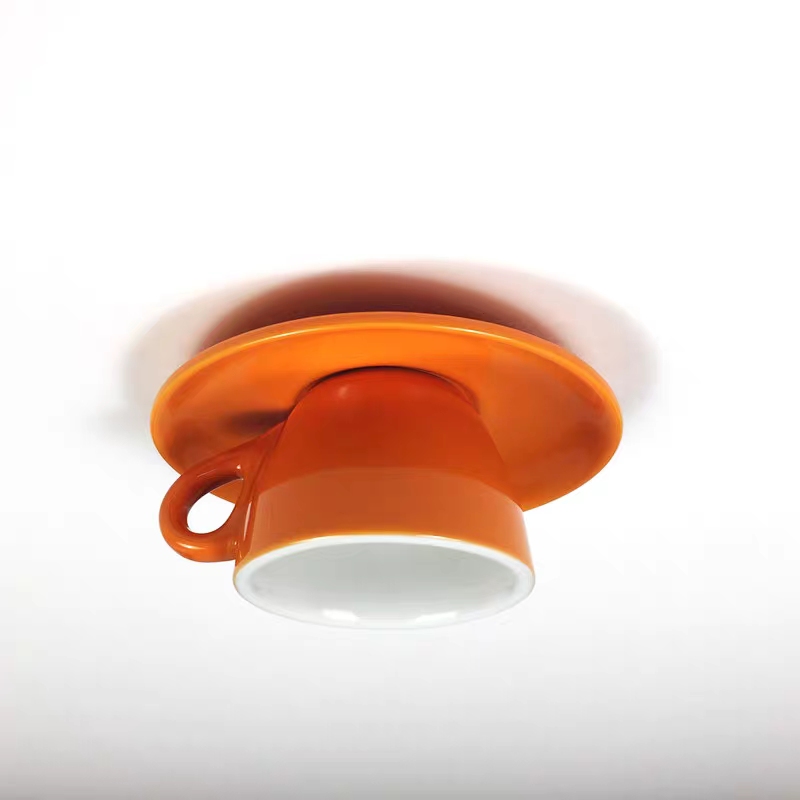 Valentina | Moderne keramisk kaffekop indbygget loftslampe