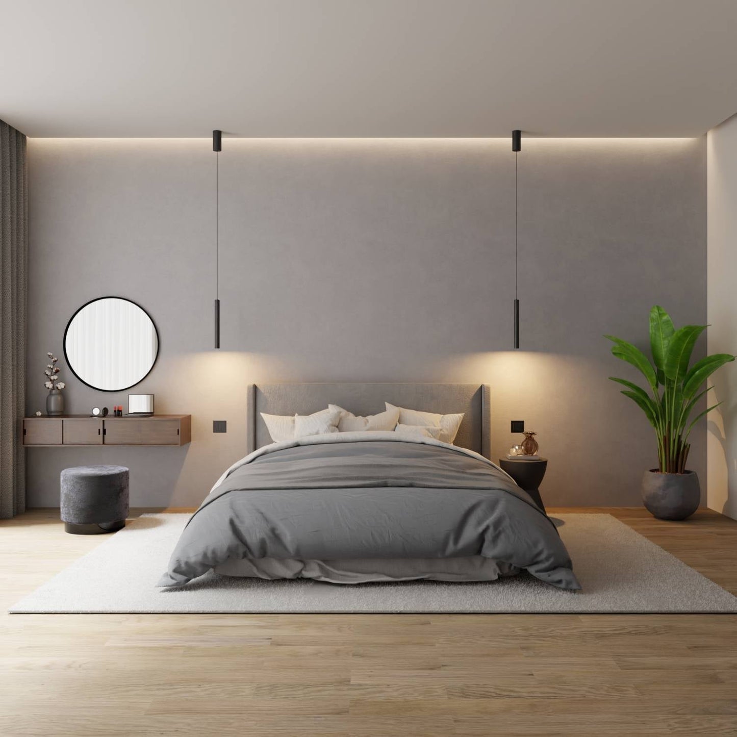 Cylia | Minimalistisk cylinderpendel med justerbar højde