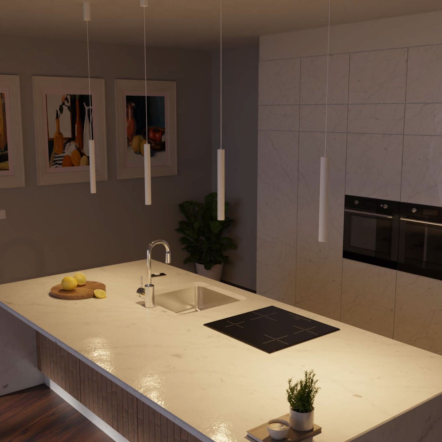 Cylia | Minimalistisk cylinderpendel med justerbar højde