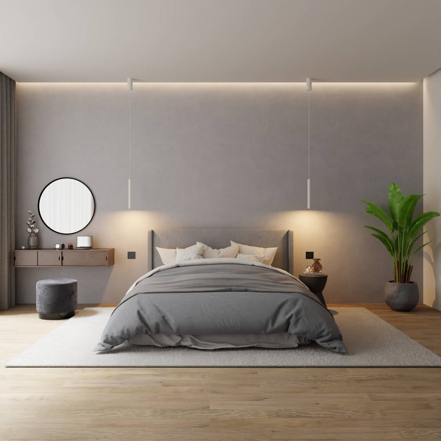 Cylia | Minimalistisk cylinderpendel med justerbar højde