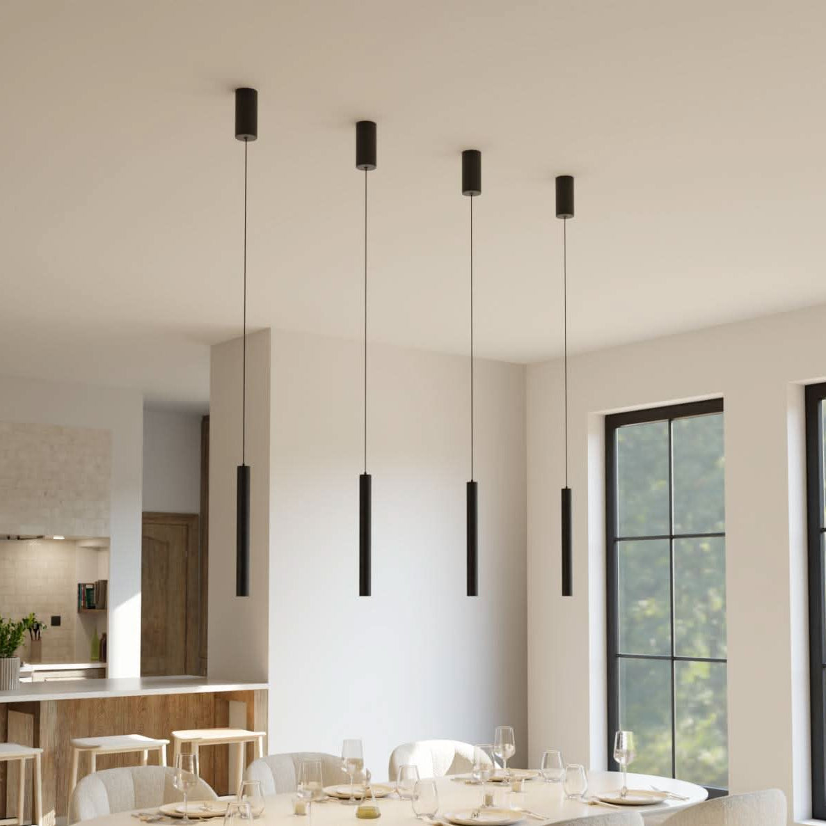 Cylia | Minimalistisk cylinderpendel med justerbar højde