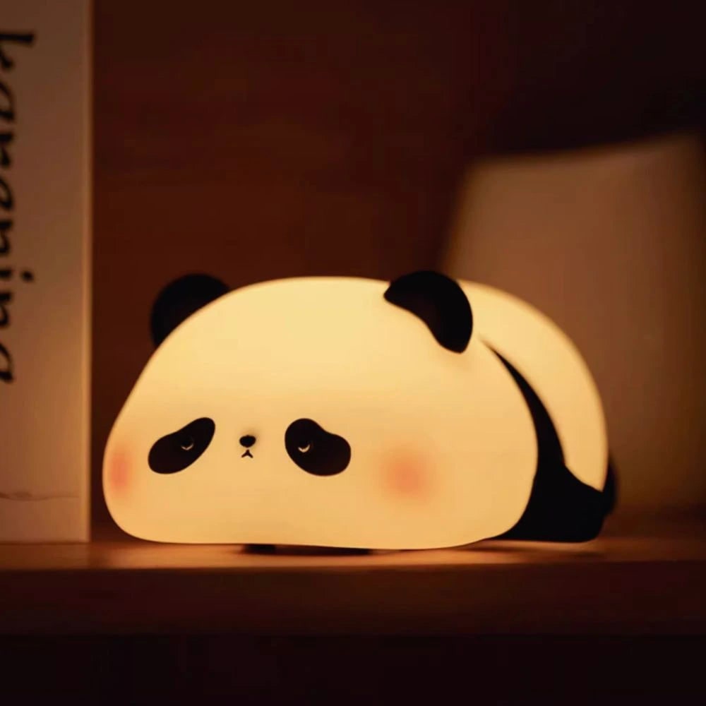 Sød bærbar dyreform dæmpbar børnenatlampe bordlampe