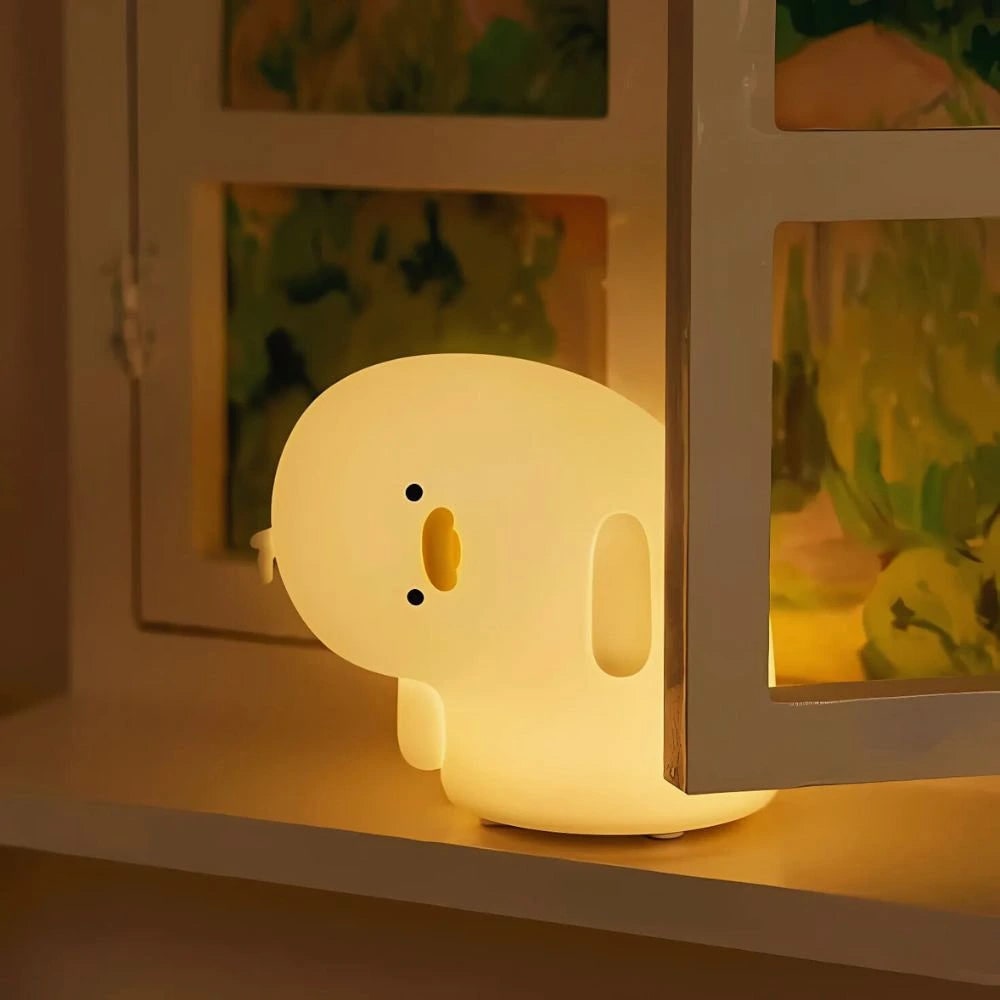 Sød bærbar dyreform dæmpbar børnenatlampe bordlampe